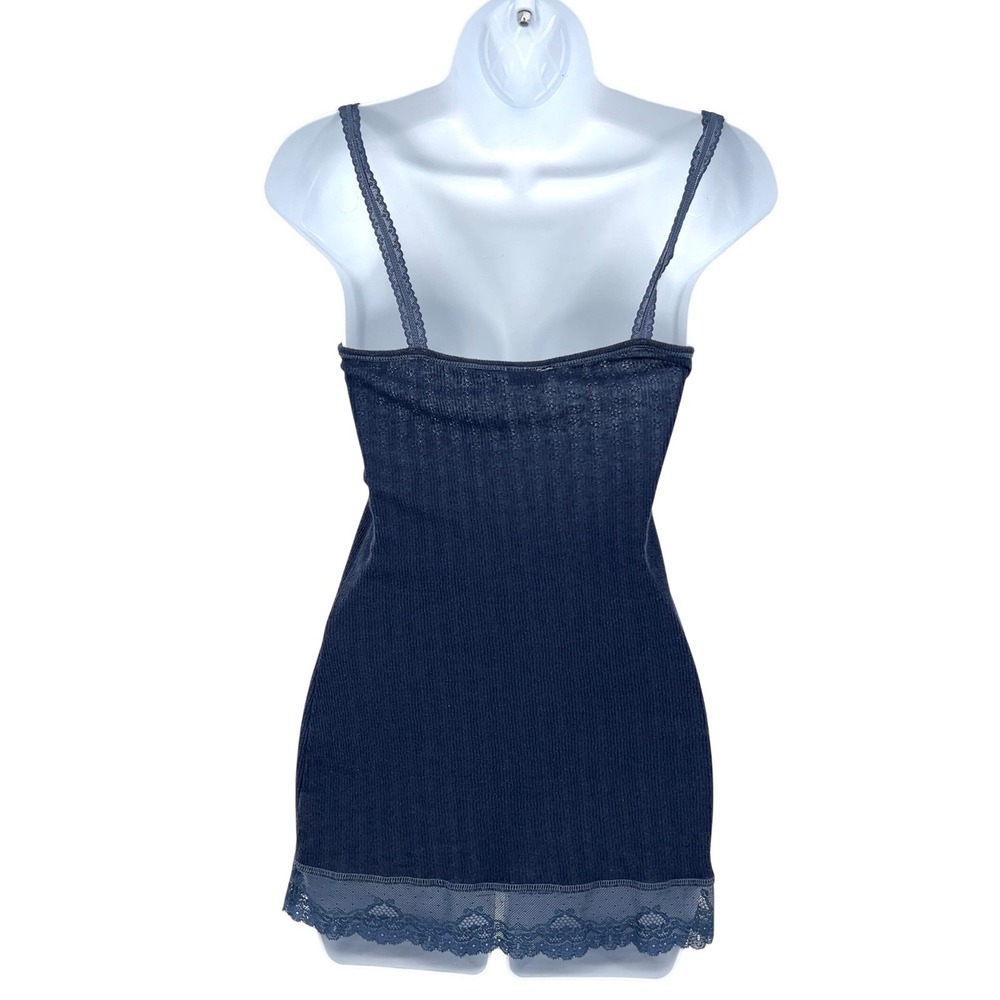 Y2K Abercrombie & Fitch babydoll lace trim camisole tank top Elena Gilbert Large - Picture 8 of 9